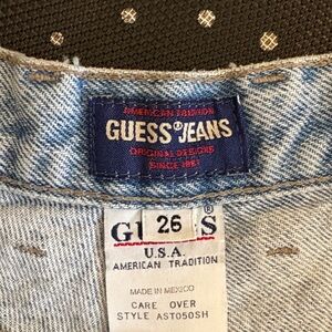 Guess Light Wash Denim Kids Shorts